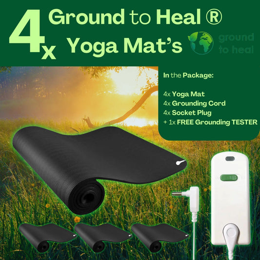 4x Ground to Heal® Yogamat