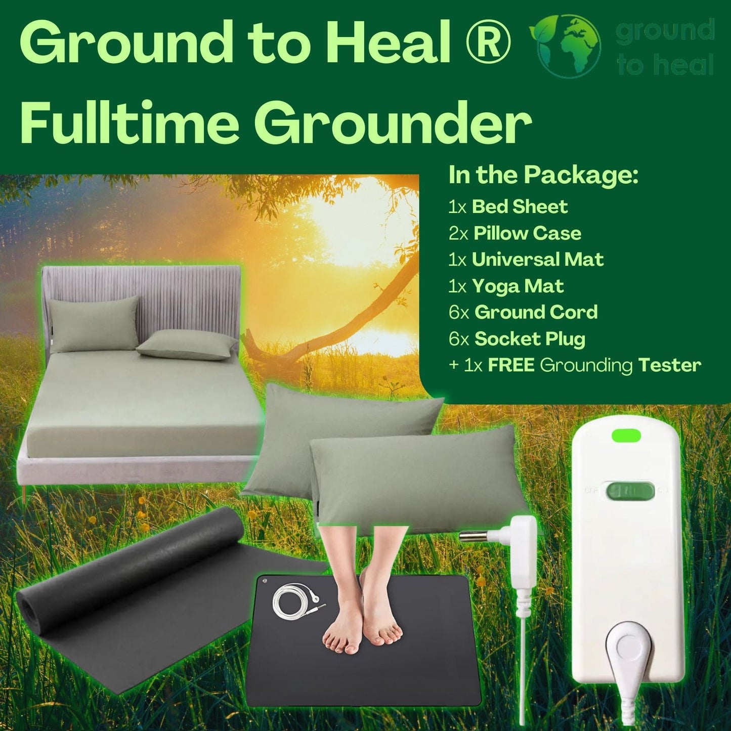 Ground to Heal® Fulltime Grounder Package