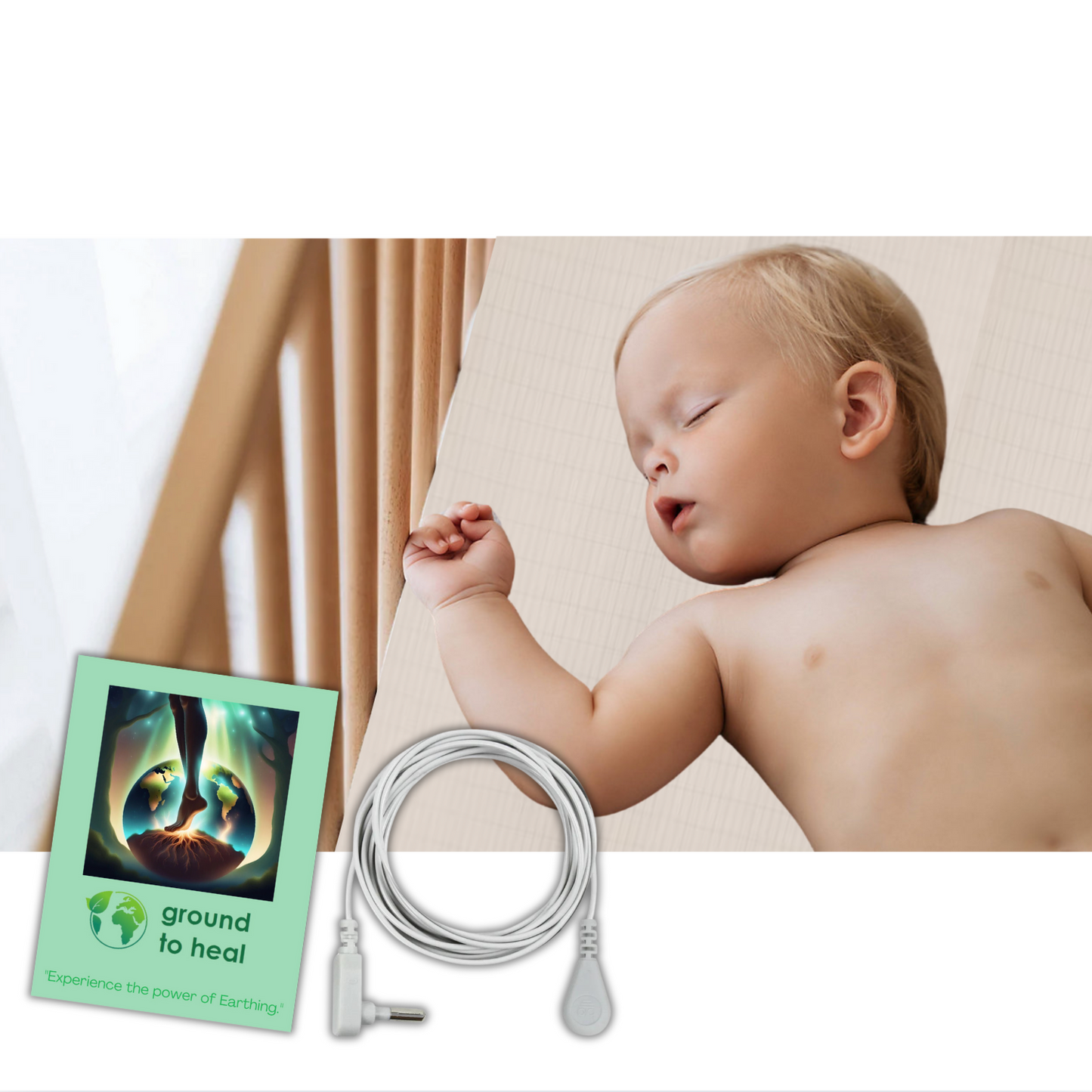 Ground to Heal® Bed Sheet for Baby