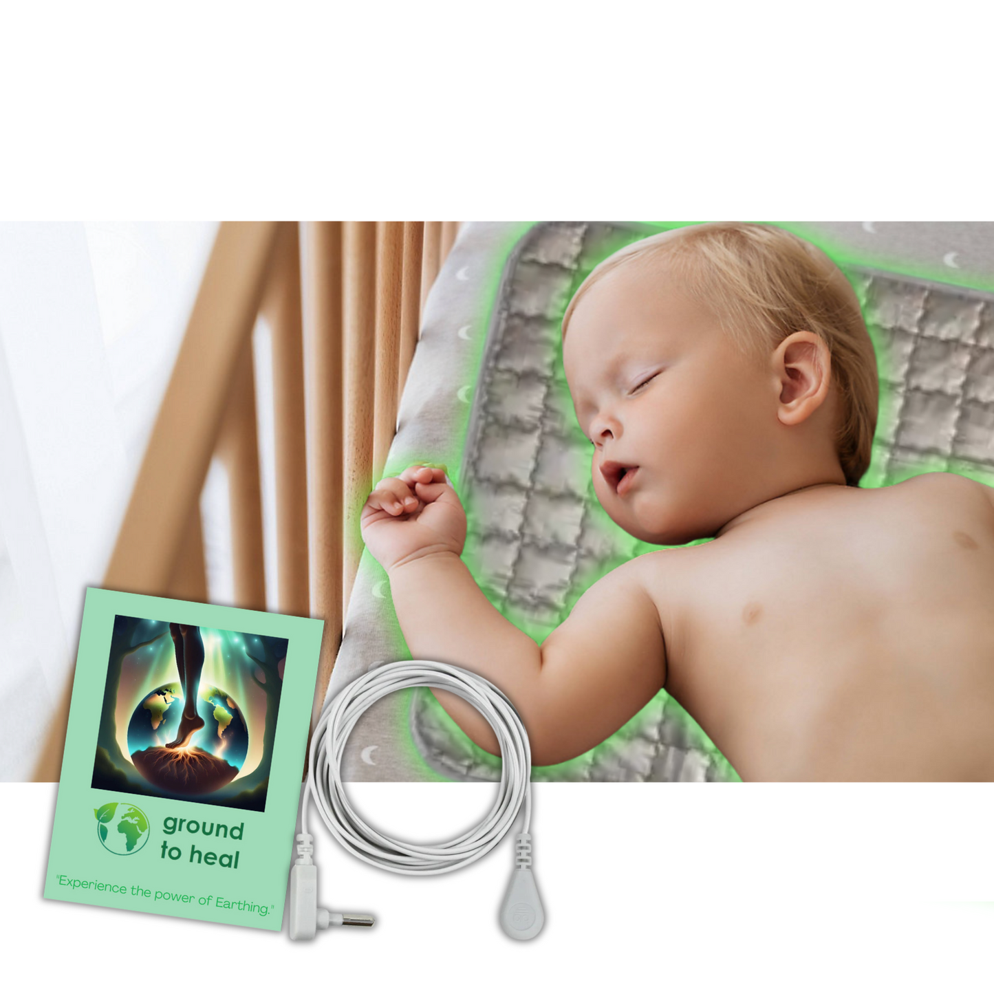 Ground to Heal® Bed Pad for Baby