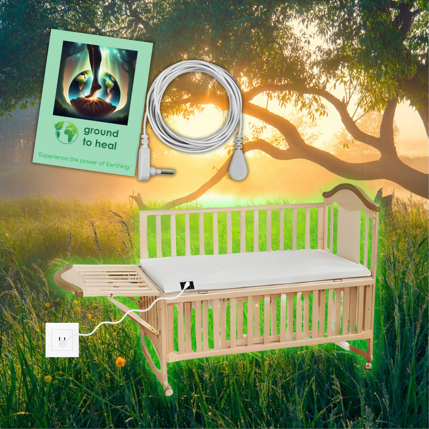 Ground to Heal® Bed Sheet for Baby