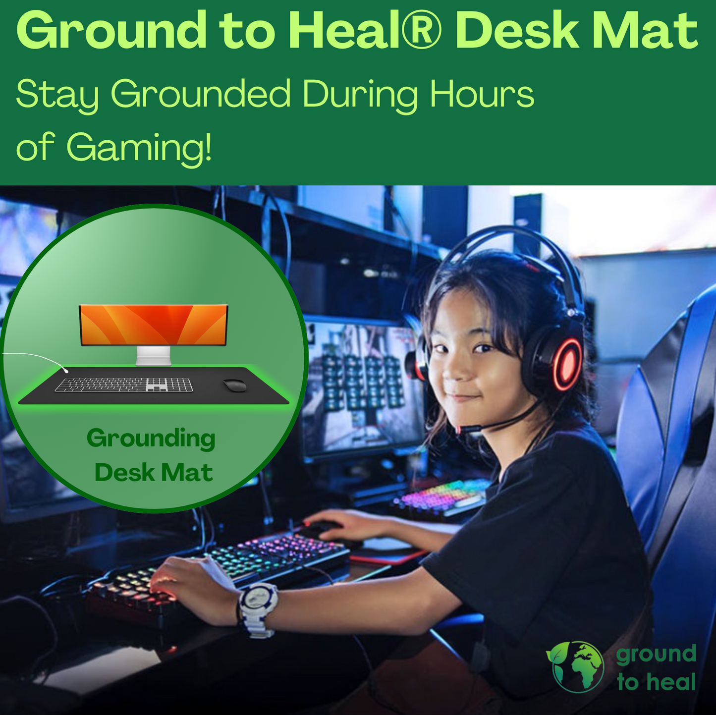 4x Ground to Heal® Universal Mat