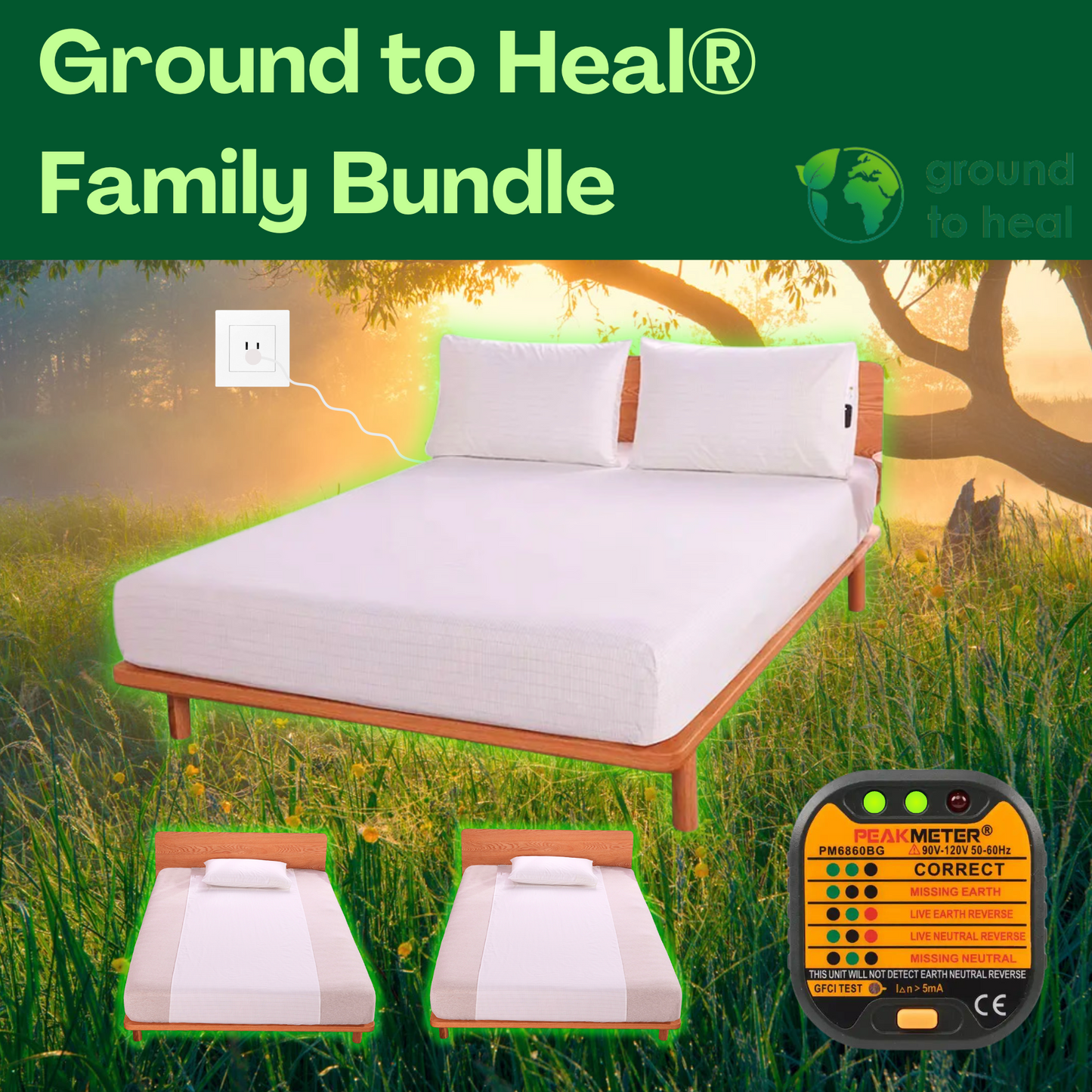 Ground to Heal® Family Sleep Deal